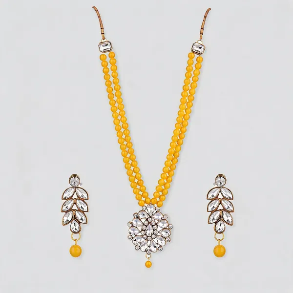 Yellow_And_Gold_Jewellery_Set_Alloy_For_Women_Pack_Of_1