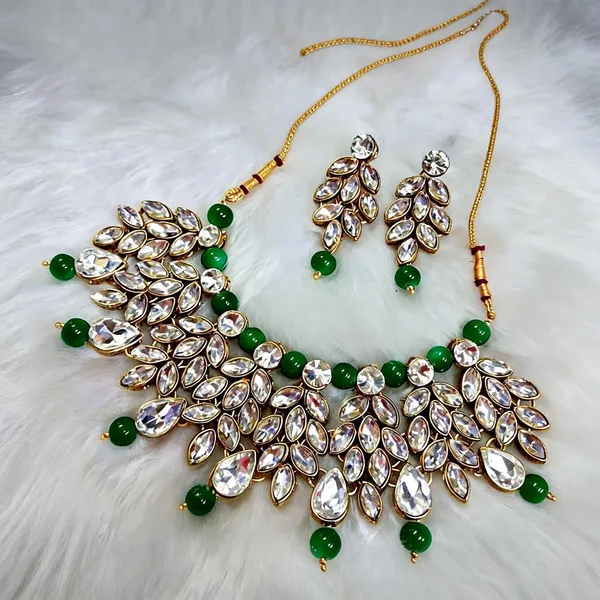 Green_Jewellery_Set_Alloy_For_Women_Pack_Of_1