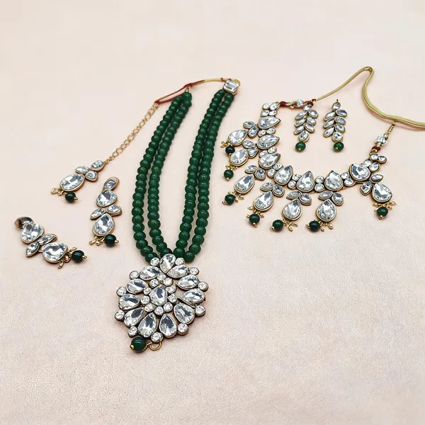 Green_Jewellery_Set_Alloy_For_Women_Pack_Of_1