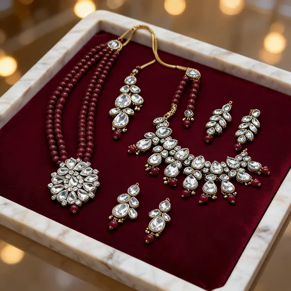 Maroon_Jewellery_Set_Alloy_For_Women_Pack_Of_1