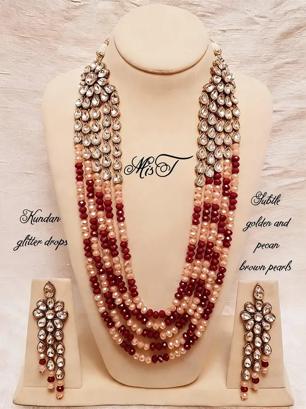 Red_Jewellery_Set_Alloy_For_Women_Pack_Of_1