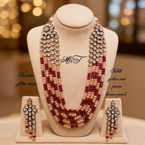 Red_Jewellery_Set_Alloy_For_Women_Pack_Of_1