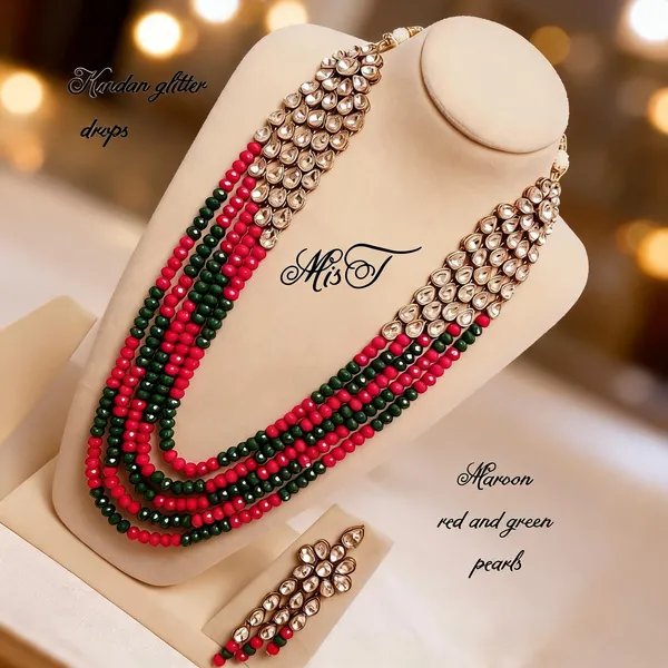 Red_And_Green_Jewellery_Set_Alloy_For_Women_Pack_Of_1