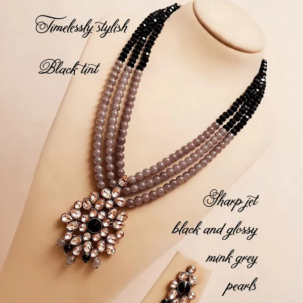 Grey_And_Black_Jewellery_Set_Alloy_For_Women_Pack_Of_1