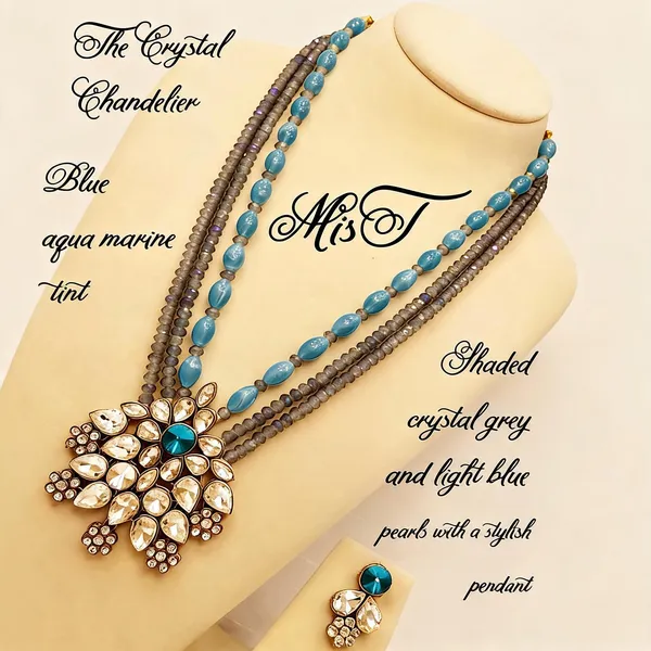 Grey_And_Blue_Jewellery_Set_Alloy_For_Women_Pack_Of_1