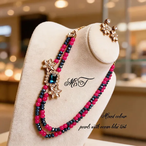 Pink_And_Blue_Jewellery_Set_Alloy_For_Women_Pack_Of_1