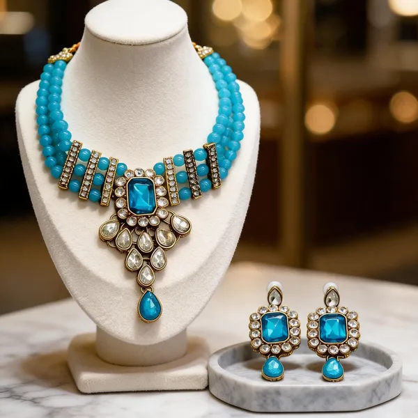 Blue_Jewellery_Set_Alloy_For_Women_Pack_Of_1