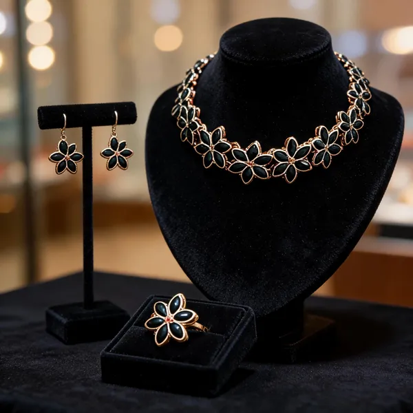 Black_Jewellery_Set_Alloy_For_Women_Pack_Of_1