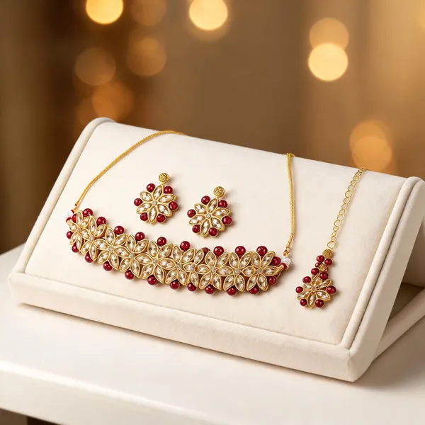 Maroon_And_Gold_Jewellery_Set_Alloy_For_Women_Pack_Of_1
