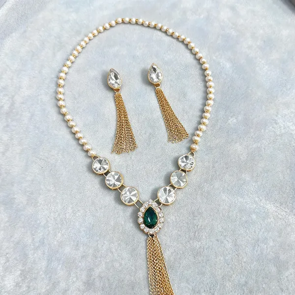 Green_Jewellery_Set_Alloy_For_Women_Pack_Of_1