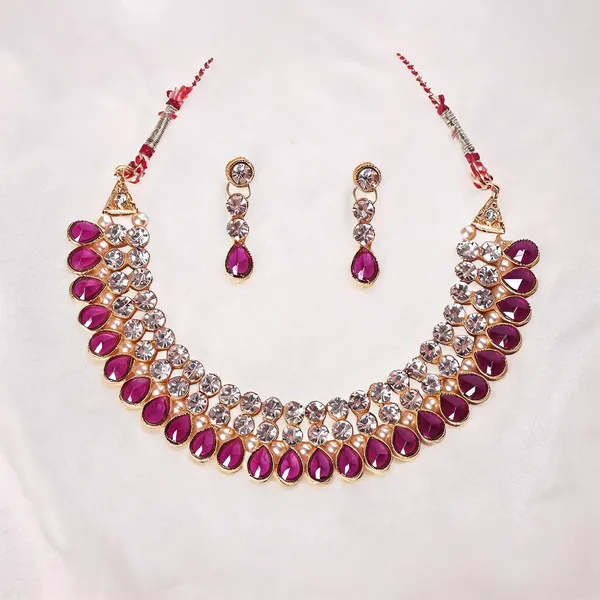 Purple_Jewellery_Set_Alloy_For_Women_Pack_Of_1