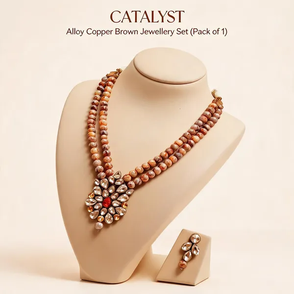Brown_Jewellery_Set_Alloy_For_Women_Pack_Of_1