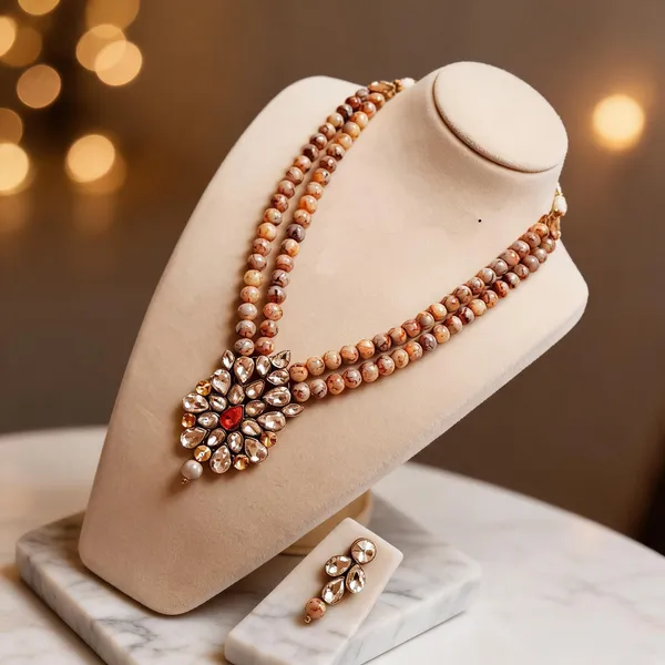 Brown_Jewellery_Set_Alloy_For_Women_Pack_Of_1