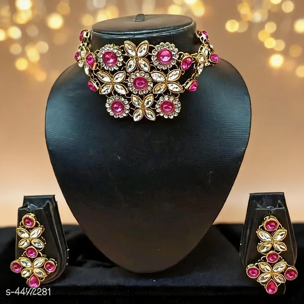 Pink_Jewellery_Set_Alloy_For_Women_Pack_Of_1