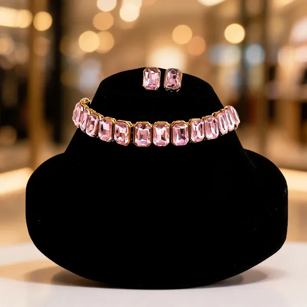 Pink_And_Gold_Jewellery_Set_Alloy_For_Women_Pack_Of_1