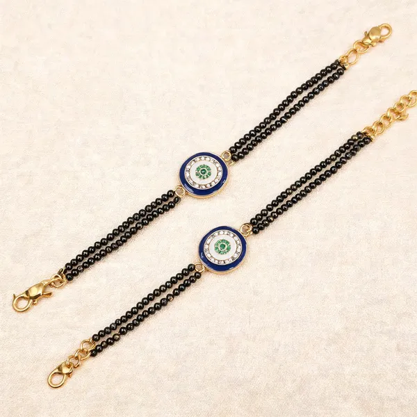 Blue_And_White_Rakhi,_Lumba,_Bracelet_Alloy_For_Unisex_Pack_Of_2
