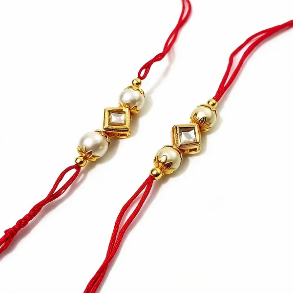 White_Rakhi_Alloy_For_Women_And_Men_Pack_Of_2