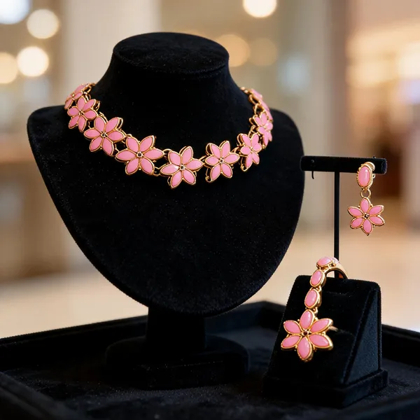 Pink_Jewellery_Set_Alloy_For_Women_Pack_Of_1