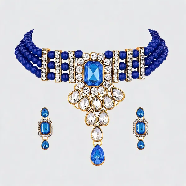 Blue_Jewellery_Set_Alloy_For_Women_Pack_Of_1