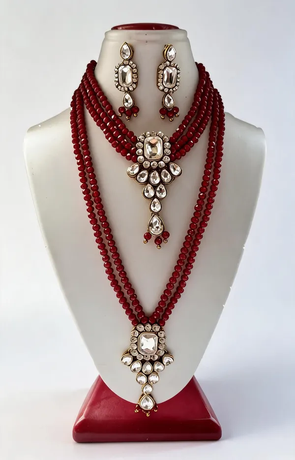 Maroon_Jewellery_Set_Alloy_For_Women_Pack_Of_1