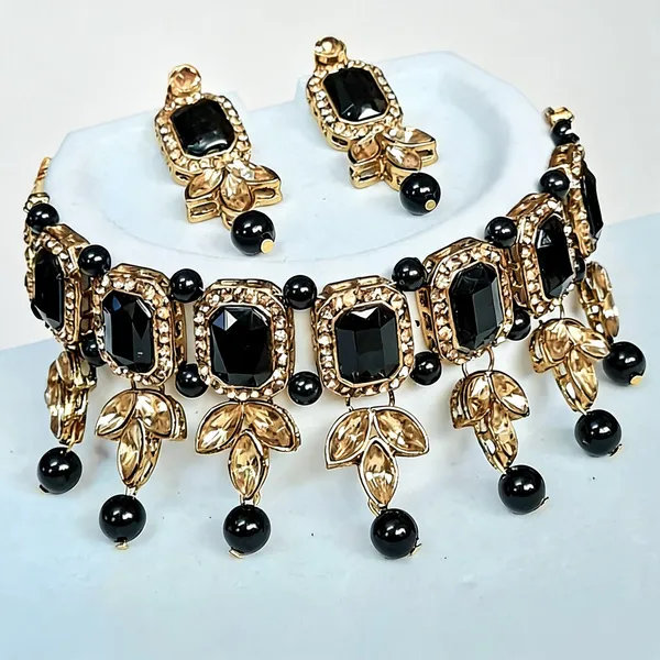 Black_Jewellery_Set_Alloy_For_Women_Pack_Of_1