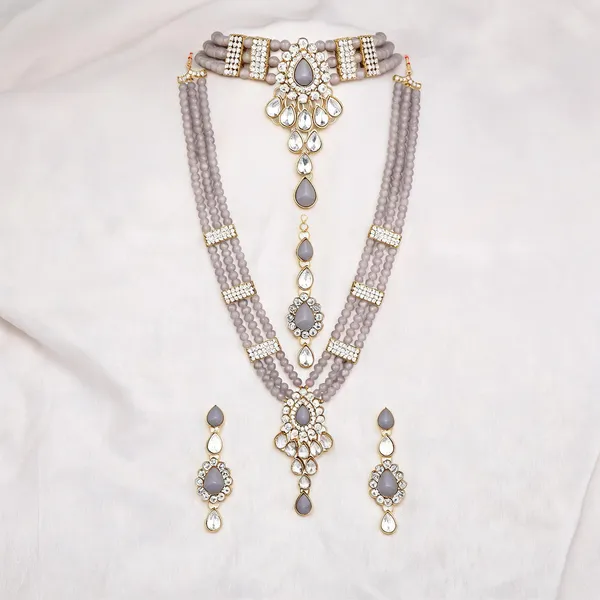 Grey_And_Gold_Jewellery_Set_Alloy_For_Women_Pack_Of_1