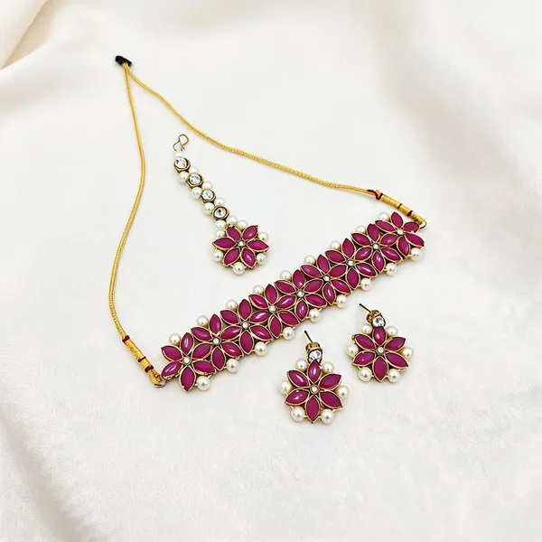 Pink_Jewellery_Set_Alloy_For_Women_Pack_Of_1