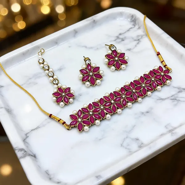 Pink_Jewellery_Set_Alloy_For_Women_Pack_Of_1