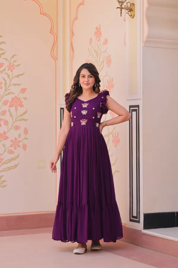 Purple_Cotton_Embroidered_Flared_Anarkali_Gown_For_Women