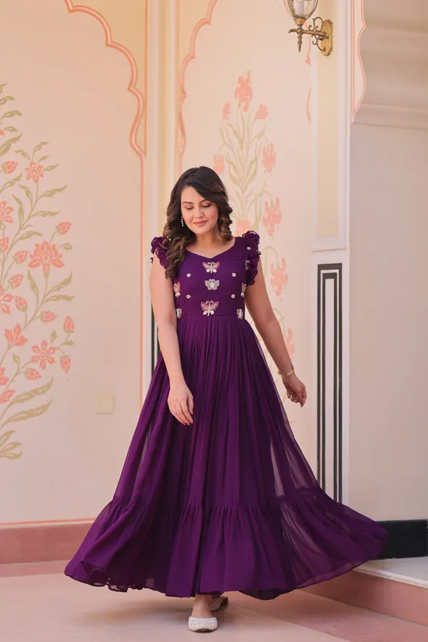 Purple_Cotton_Embroidered_Flared_Anarkali_Gown_For_Women