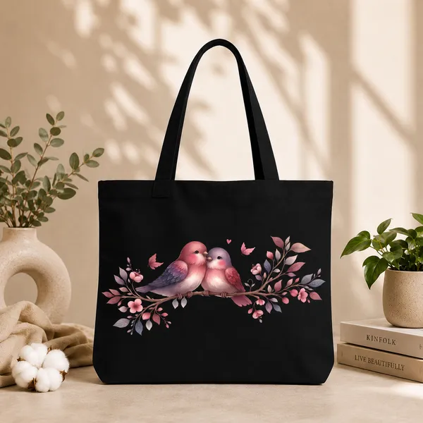 Premium_Cotton_Tote_Bag_with_Beautiful_Bird_&_Floral_Print