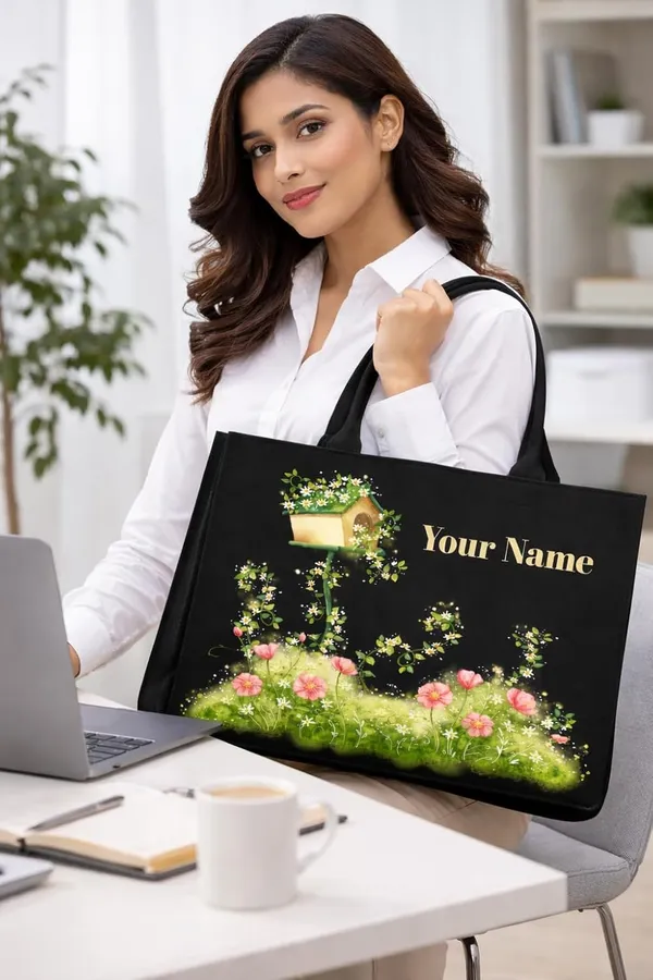 Black_Personalised_Tote_Bag_With_Laptop_Compartment