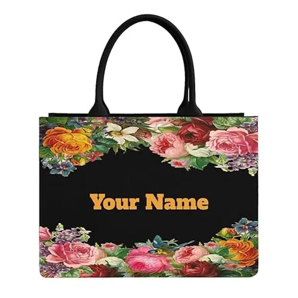 Black_Personalized_Tote_Bag_With_Laptop_Compartment