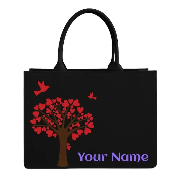 Black_Personalized_Tote_Bag_For_Women