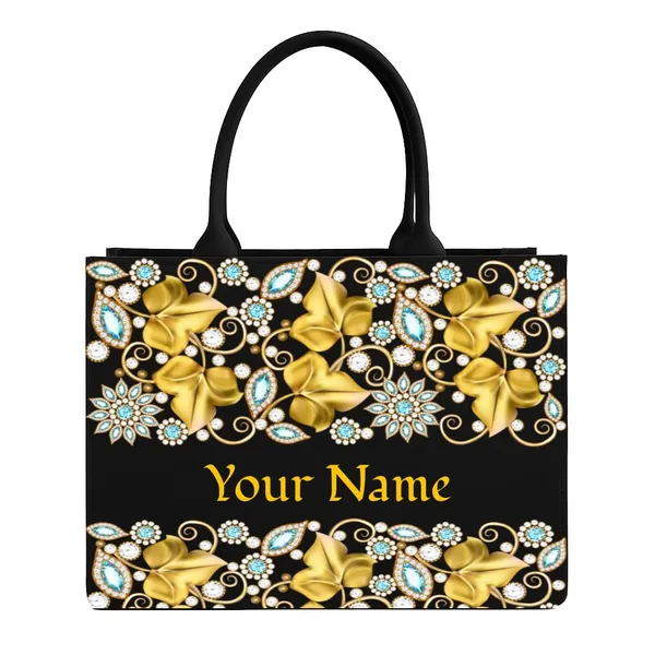 Black_Personalized_Laptop_Tote_Bag_For_Women