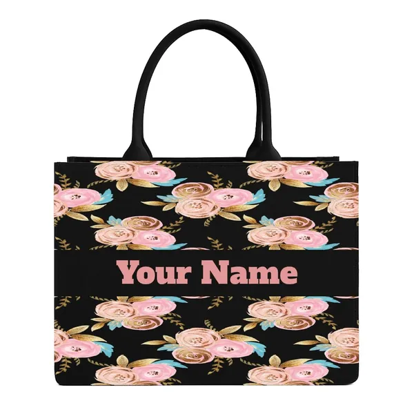 Black_Floral_Tote_Bag_With_Laptop_Compartment