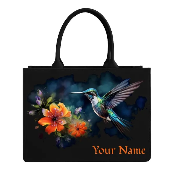 Black_Personalised_Canvas_Tote_Bag_For_Women