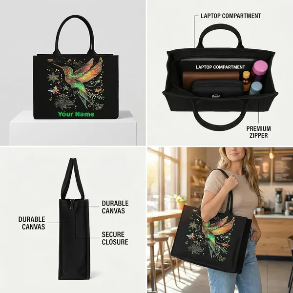 Black_Personalized_Tote_Bag_With_Laptop_Compartment