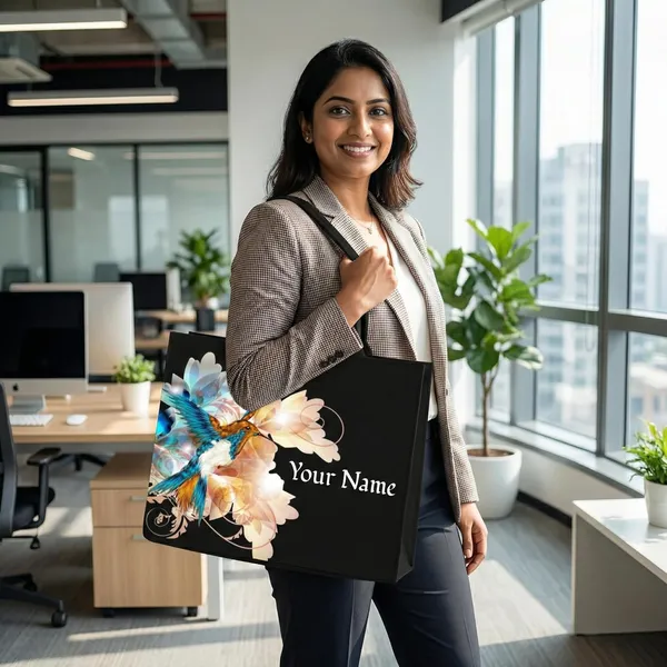 Black_Tote_Bag_With_Laptop_Compartment_For_Women