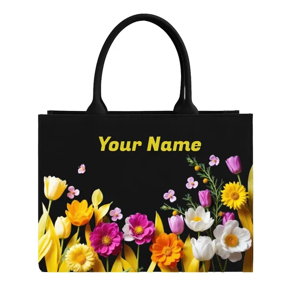 Black_Floral_Design_Tote_Bag_With_Laptop_Compartment