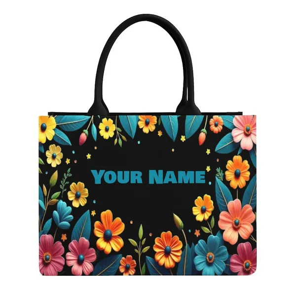 Black_Personalized_Tote_Bag_With_Laptop_Compartment