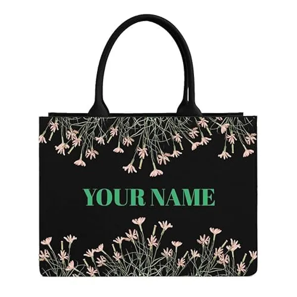 Black_Personalized_Tote_Bag_With_Laptop_Compartment