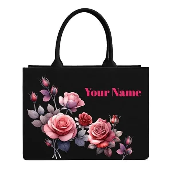 Black_Personalized_Tote_Bag_With_Laptop_Compartment