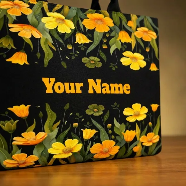 Black_Personalized_Tote_Bag_With_Laptop_Compartment