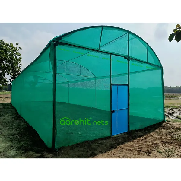 AAROHIT®_Nets_Green_Shade_Net_75%_UV_Sun_Protected_100GSM_for_Balcony,_Terrace,_Construction_Multipurpose_Agro_Green_Net_for_Garden,_Plants_&_Agriculture