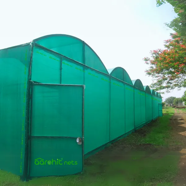 AAROHIT®_Nets_Green_Shade_Net_75%_UV_Sun_Protected_100GSM_for_Balcony,_Terrace,_Construction_Multipurpose_Agro_Green_Net_for_Garden,_Plants_&_Agriculture