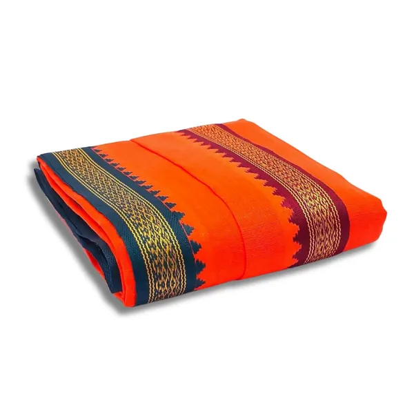 Pure_Soft_Cotton_Men_S_Ethnic_And_Traditional_Gamchha_Angochha_Lightweight_And_Unique_Design_Quick_Absorption_Gamcha_In_Orange_Gamcha