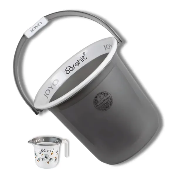 Grey_Joyo_Bucket_Set_For_Bathroom_Plastic_Bucket_Modern_Plain_Aesthetic_Bucket_For_Bathroom