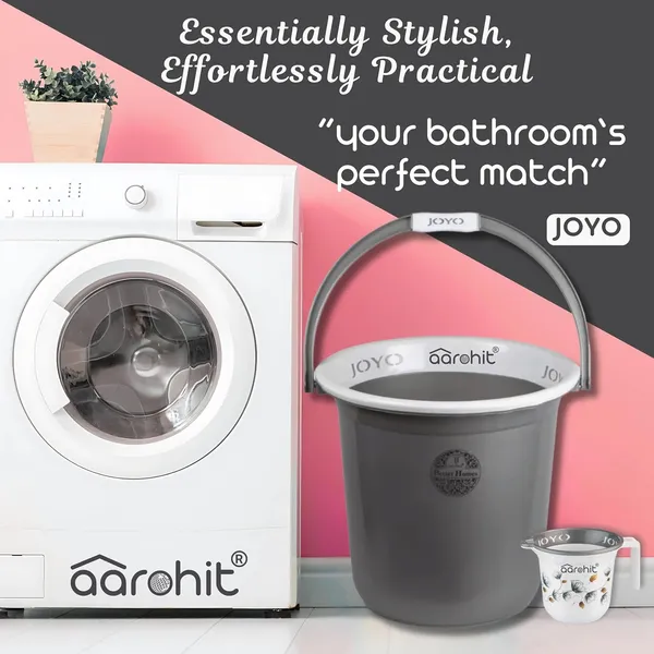Grey_Joyo_Bucket_Set_For_Bathroom_Plastic_Bucket_Modern_Plain_Aesthetic_Bucket_For_Bathroom