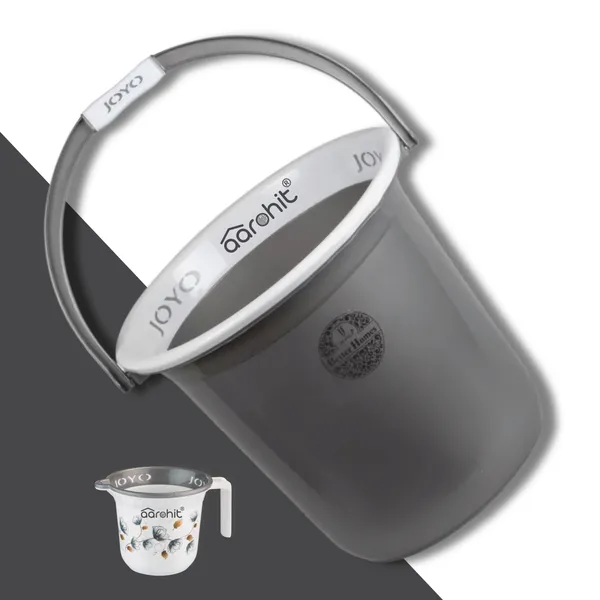 AAROHIT_JOYO_Grey_Bucket_Set_For_Bathroom_Bucket_And_Mug_Joyo_Better_Homes